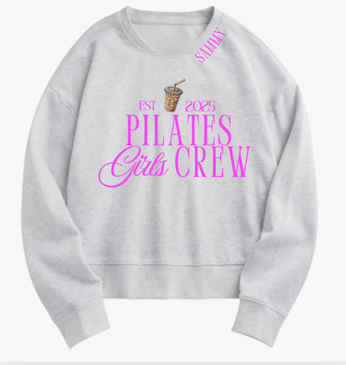 PILATES GIRLS CREW OVERSIZED SWEATSHIRT