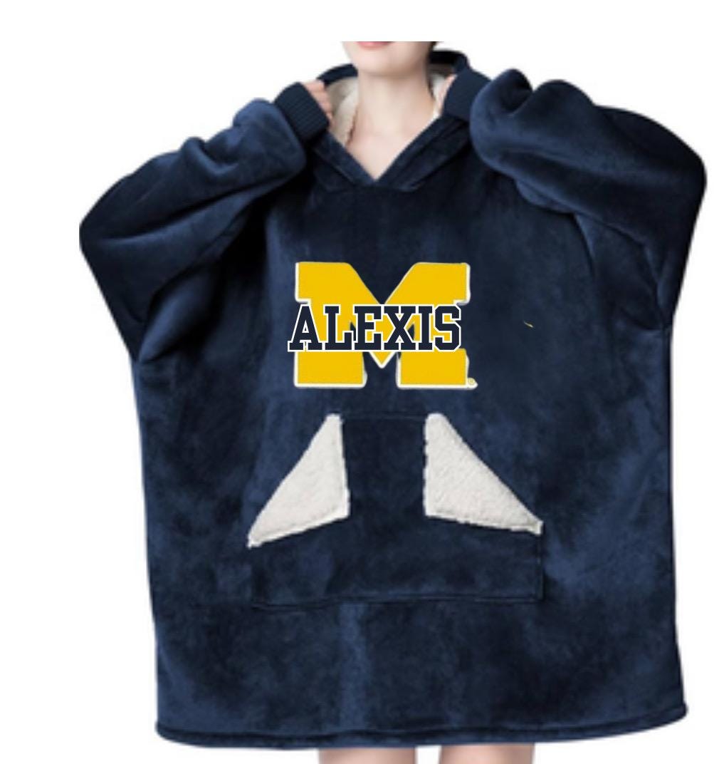 CUSTOM WEARABLE HOODED BLANKET