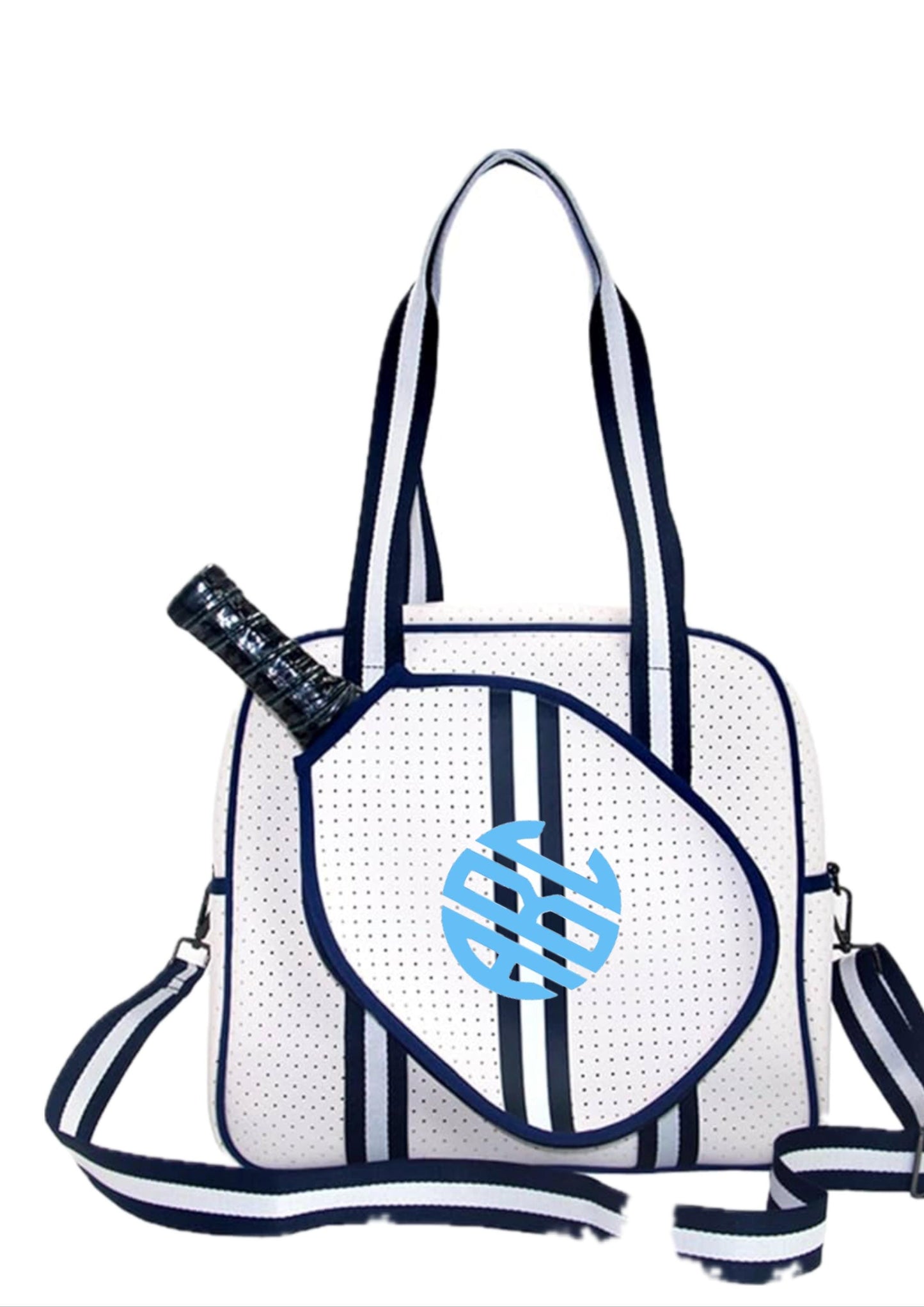 Personalized EMBROIDERED PICKLEBALL NEOPRENE TOTE SLING BAG