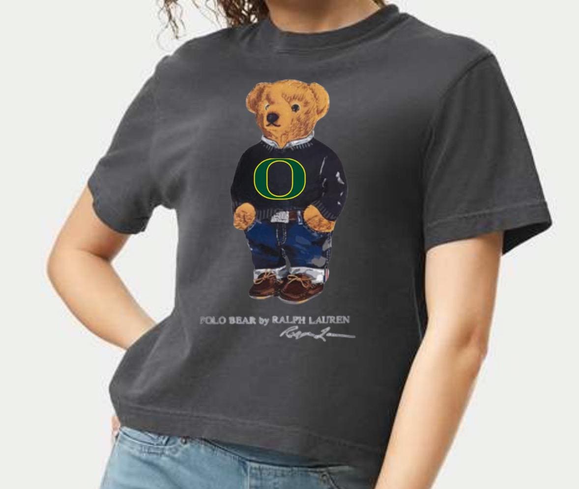 VINTAGE POLO BEAR CREW SWEATSHIRT COLLEGE