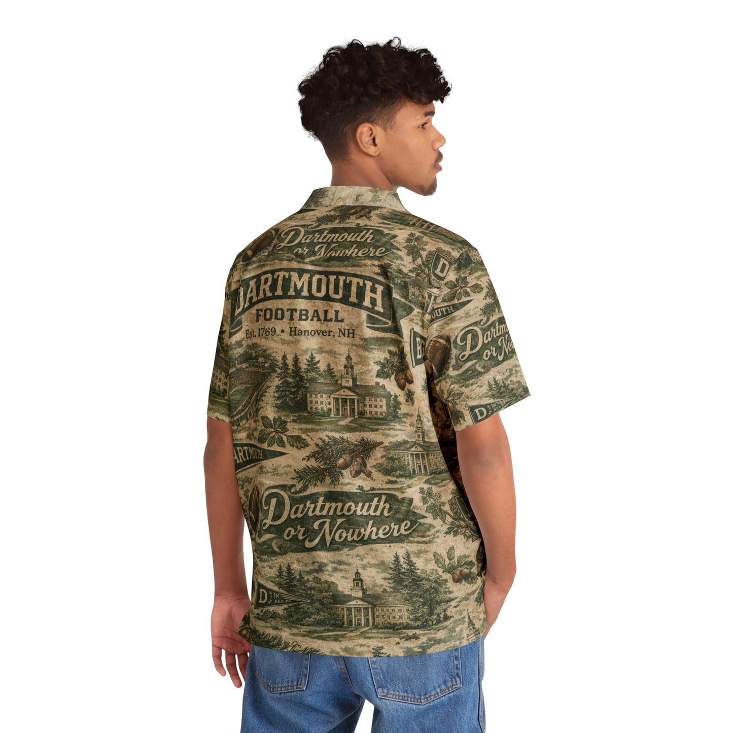 Men's Personalized Hawaiian College Shirt (AOP)