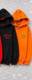 Custom College Hoodie with handstitch detail