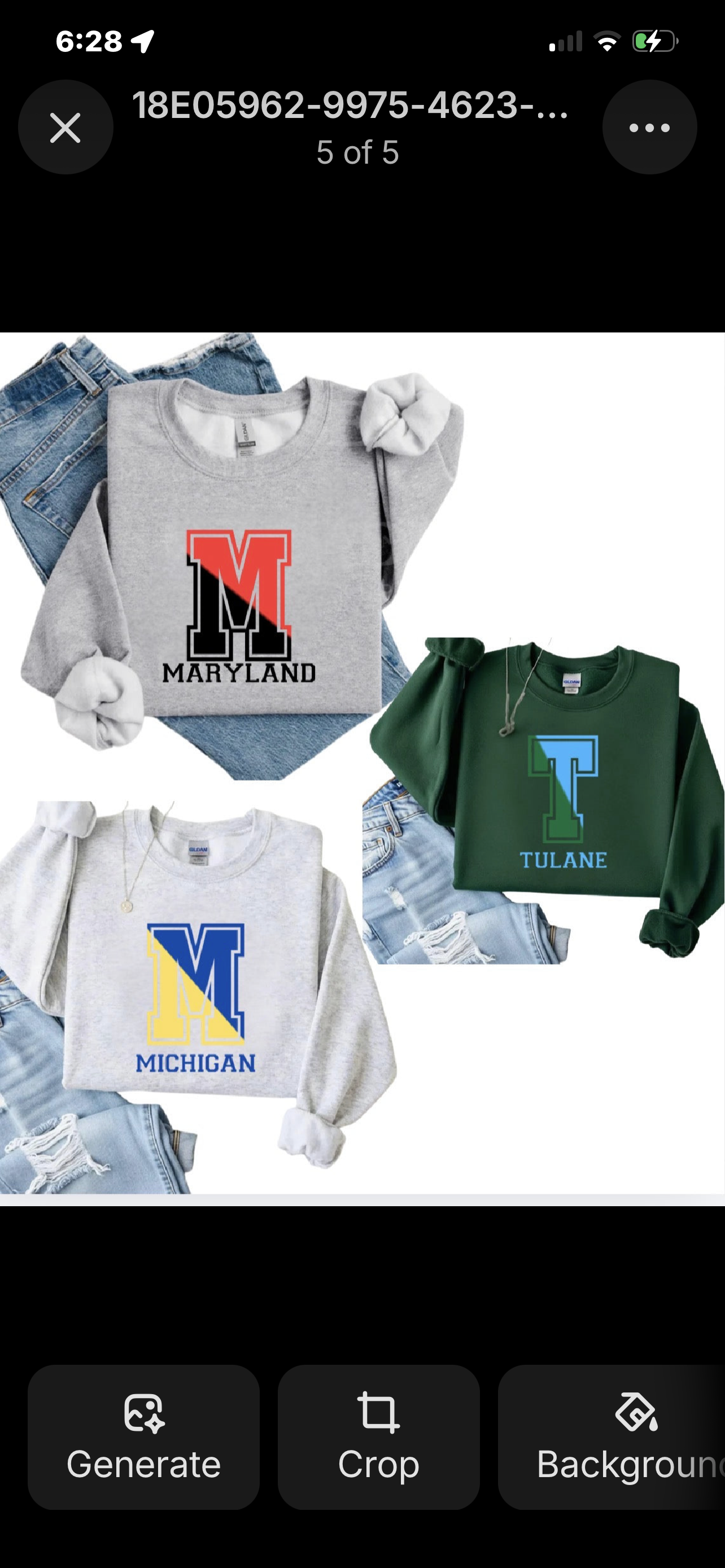 BIG varsity Letter Sweatshirt