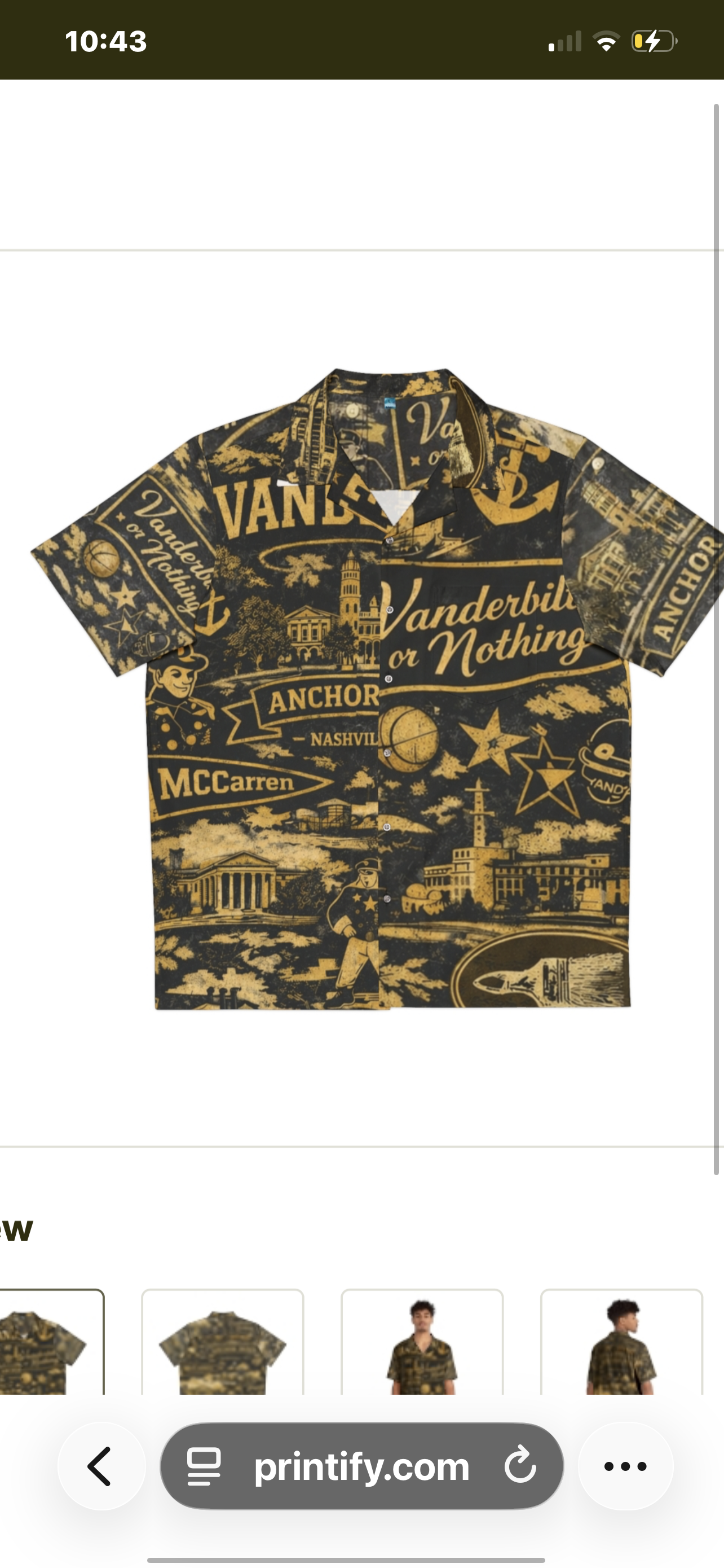 Men's Personalized Hawaiian College Shirt (AOP)