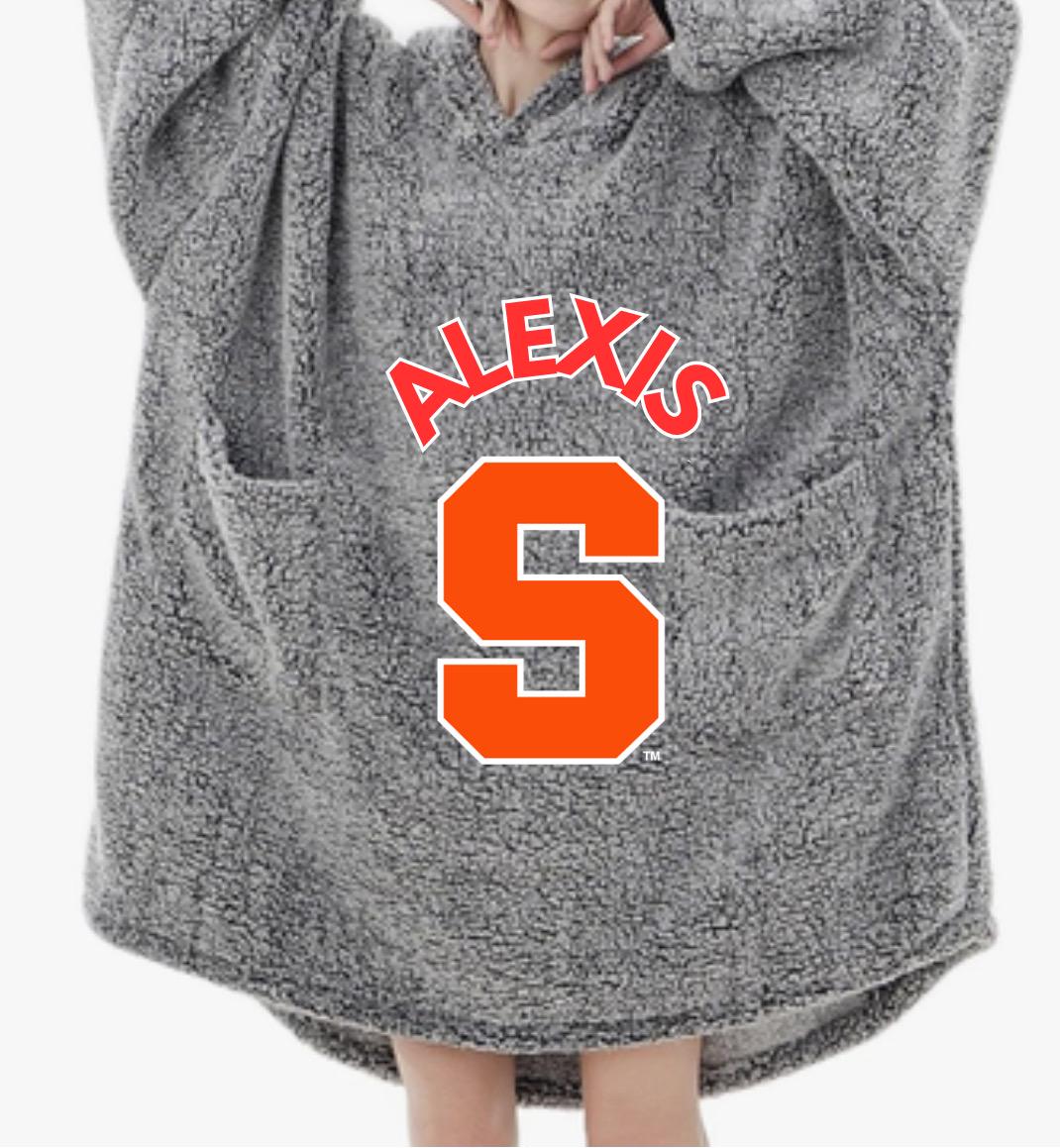 CUSTOM WEARABLE HOODED BLANKET