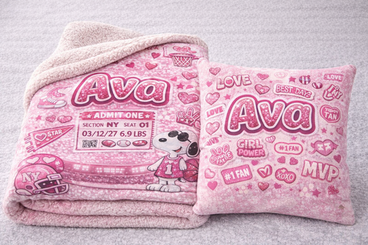 Personalized Baby Blankets, camp blankets, college blankets   Design your theme - The perfect gift