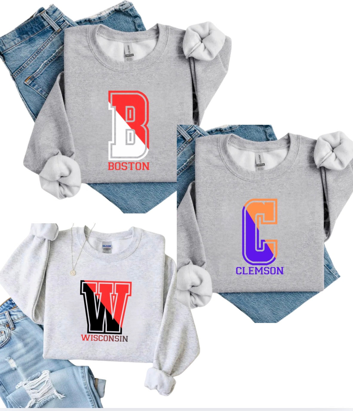 BIG varsity Letter Sweatshirt