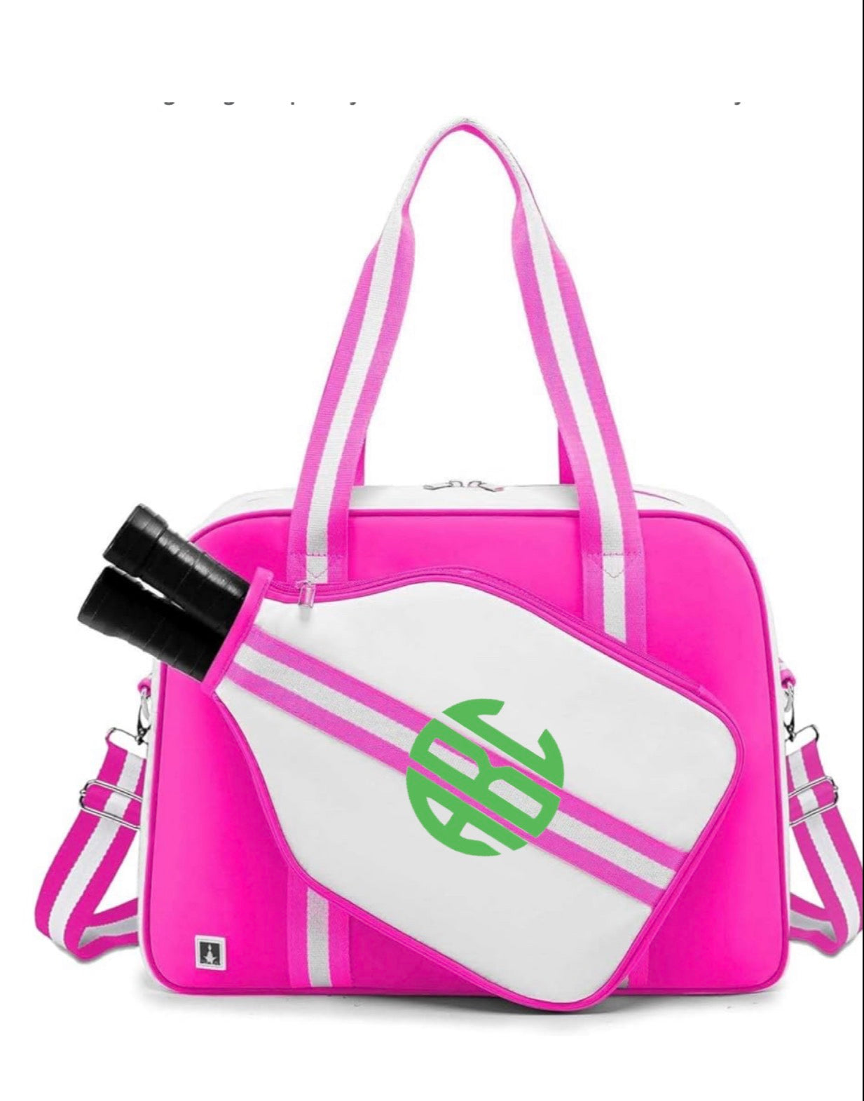 Personalized EMBROIDERED PICKLEBALL NEOPRENE TOTE SLING BAG