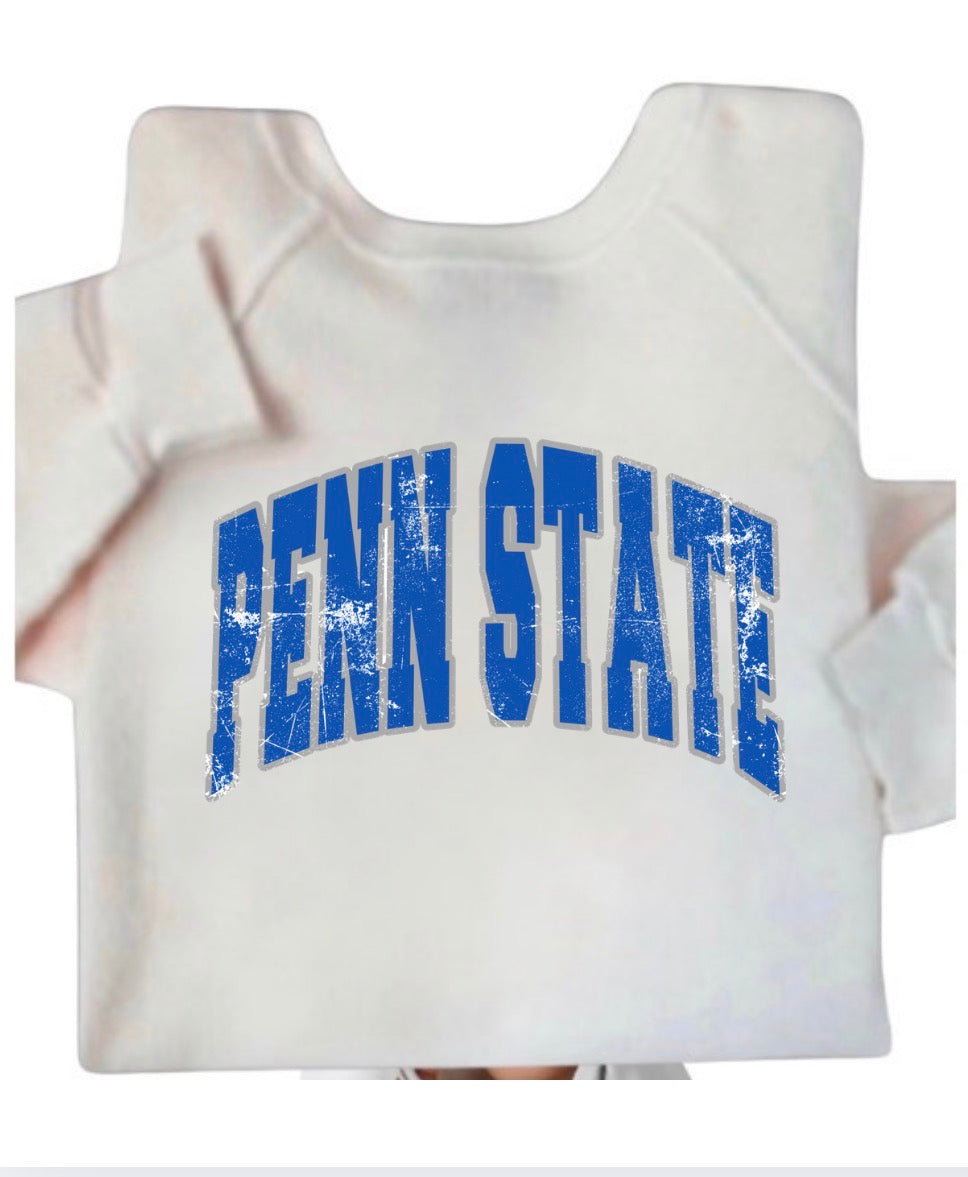 College Name Vintage crewneck Sweatshirt