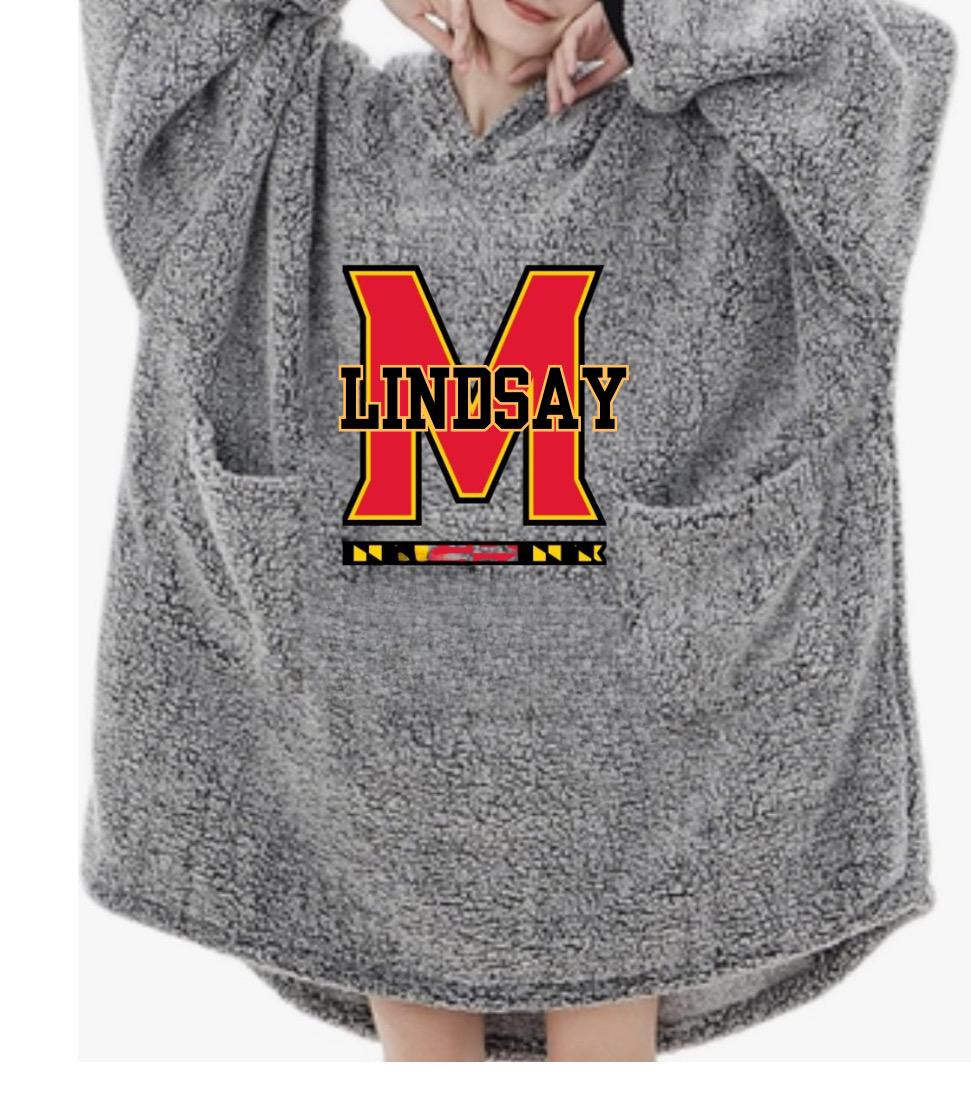 CUSTOM WEARABLE HOODED BLANKET