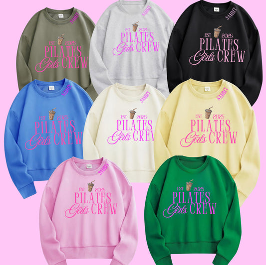 PILATES GIRLS CREW OVERSIZED SWEATSHIRT