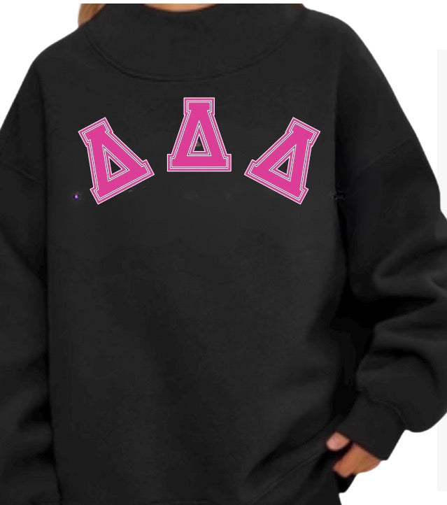 MOCK NECK OVERSIZED SWEATSHIRT PARKE STYLE CUSTOMIZABLE