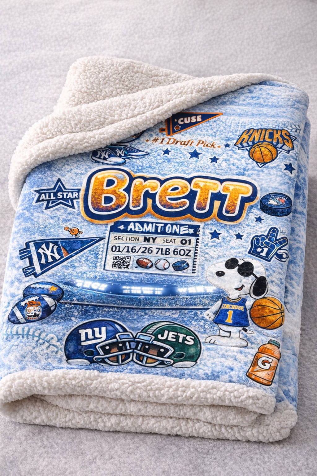 Personalized Baby Blankets, camp blankets, college blankets   Design your theme - The perfect gift