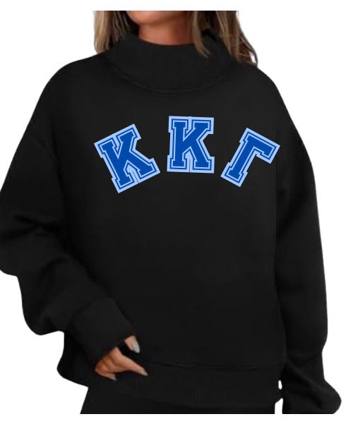 MOCK NECK OVERSIZED SWEATSHIRT PARKE STYLE CUSTOMIZABLE