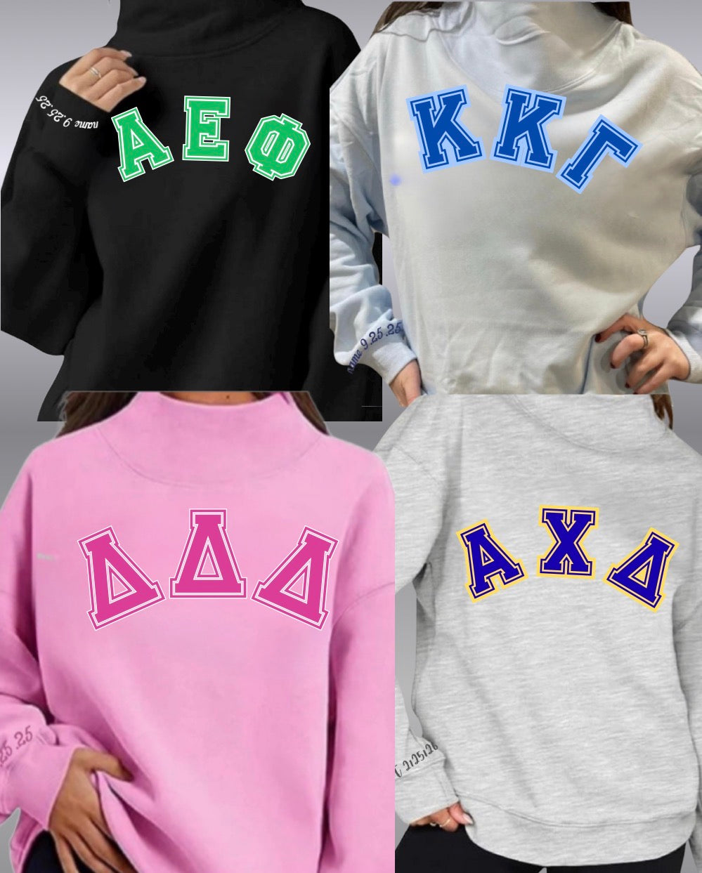MOCK NECK OVERSIZED SWEATSHIRT PARKE STYLE CUSTOMIZABLE
