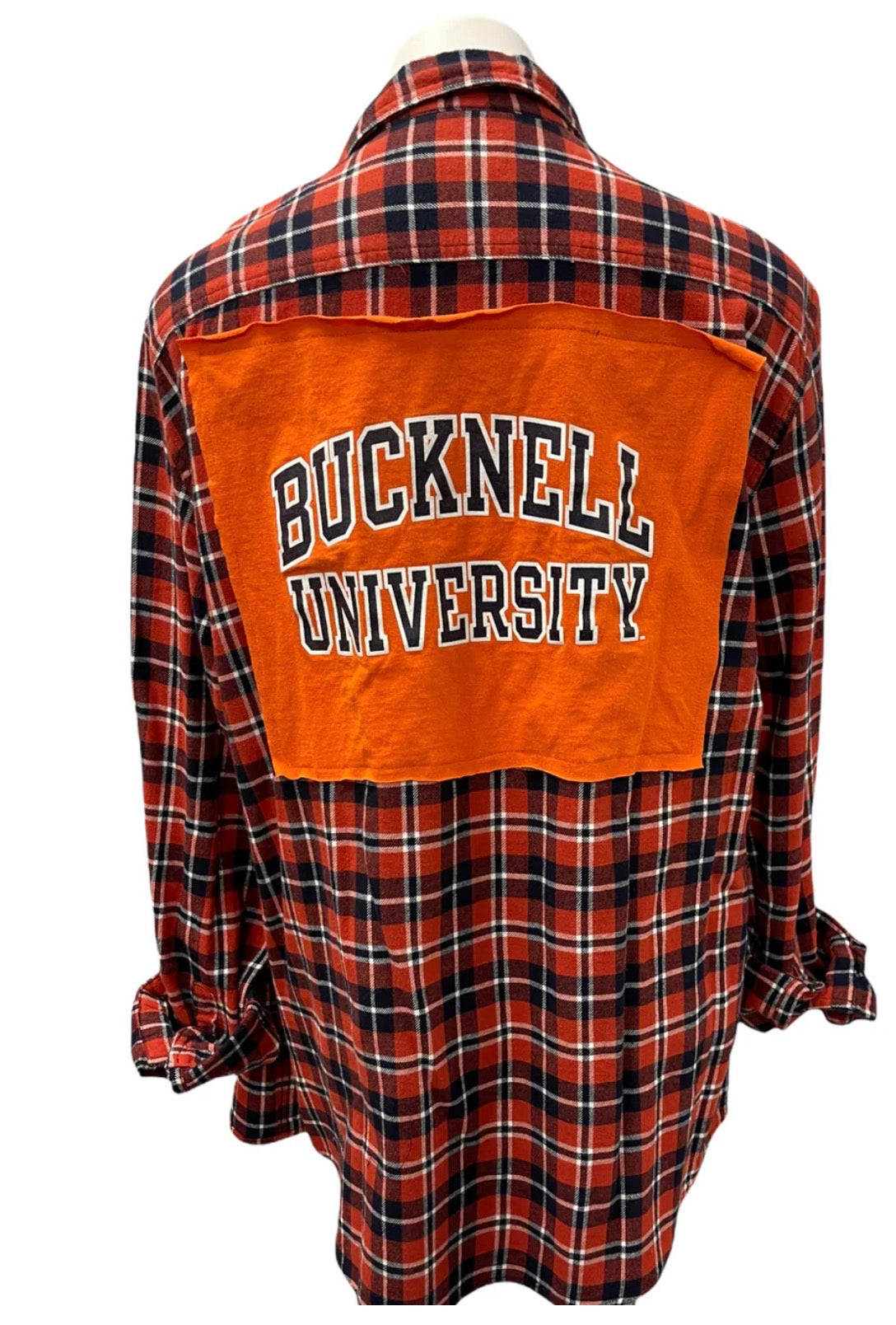 PATCHED VINTAGE COLLEGE FLANNELS
