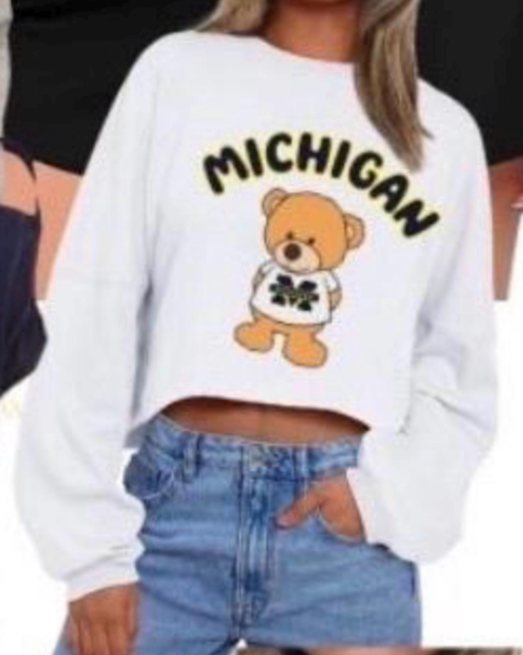 Any image college - CROPPED SWEATSHIRT CUSTOMIZABLE