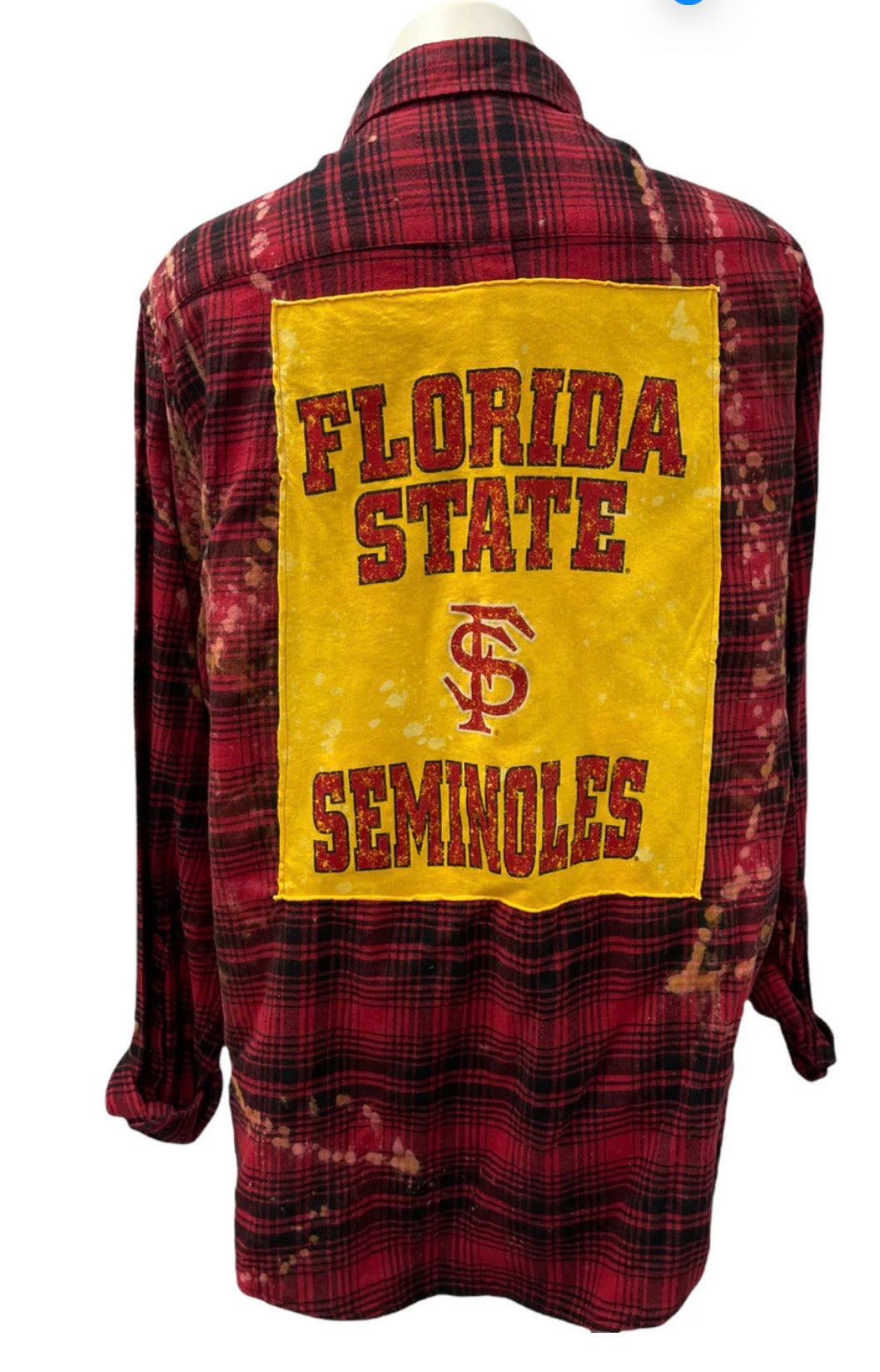 PATCHED VINTAGE COLLEGE FLANNELS