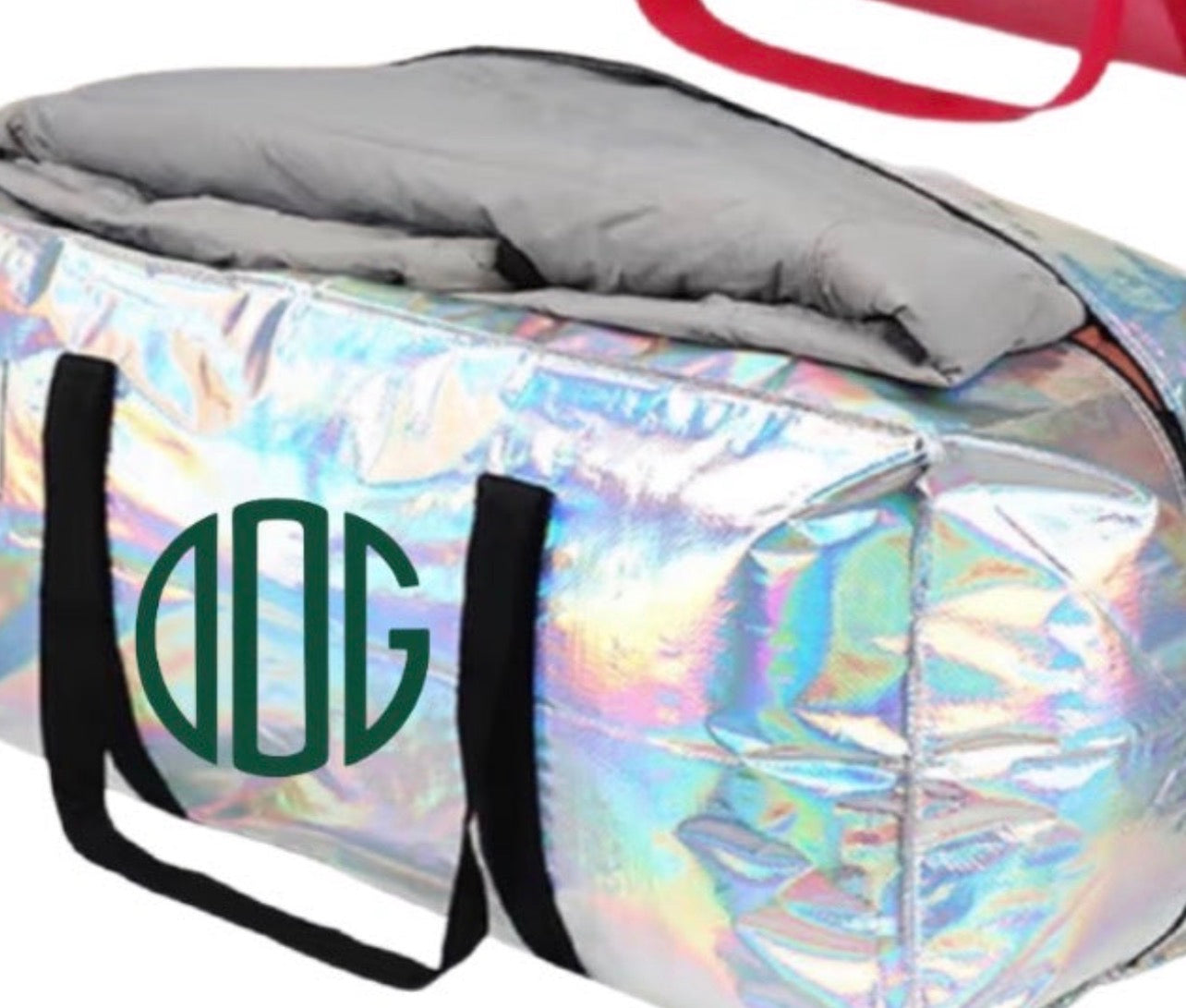 Personalized Dorm Packing Bags | College Move-In Storage Set 29”| Custom Name or Monogram | Senior Graduation Gift | Preppy Jumbo Storage Tote (dance team, bridal/bachelorette weekend