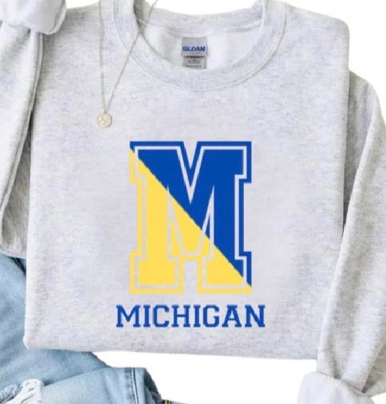 BIG varsity Letter Sweatshirt