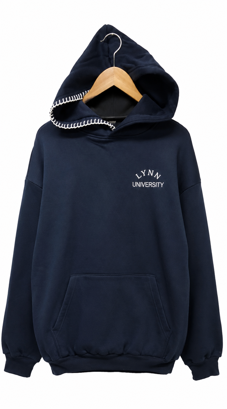 Custom College Hoodie with handstitch detail