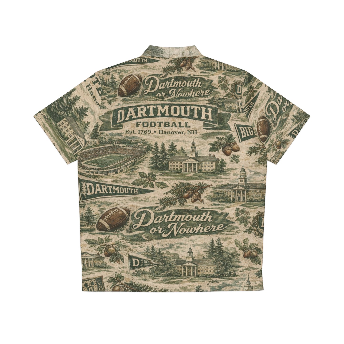 Men's Personalized Hawaiian College Shirt (AOP)