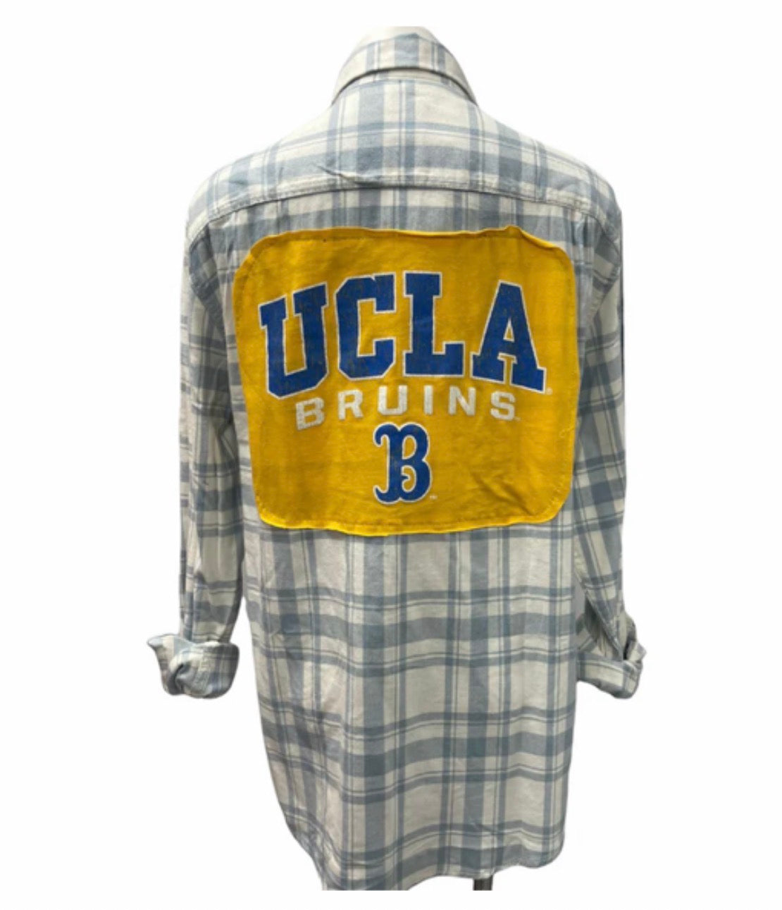PATCHED VINTAGE COLLEGE FLANNELS