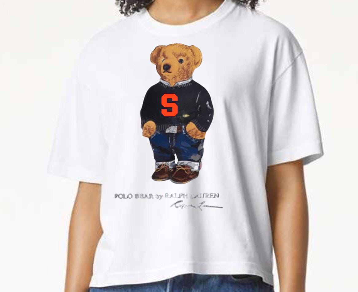 VINTAGE POLO BEAR CREW SWEATSHIRT COLLEGE