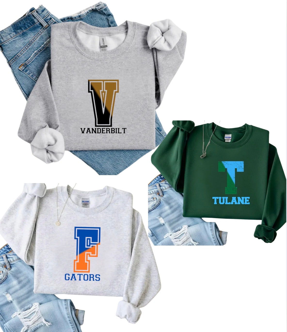 BIG varsity Letter Sweatshirt