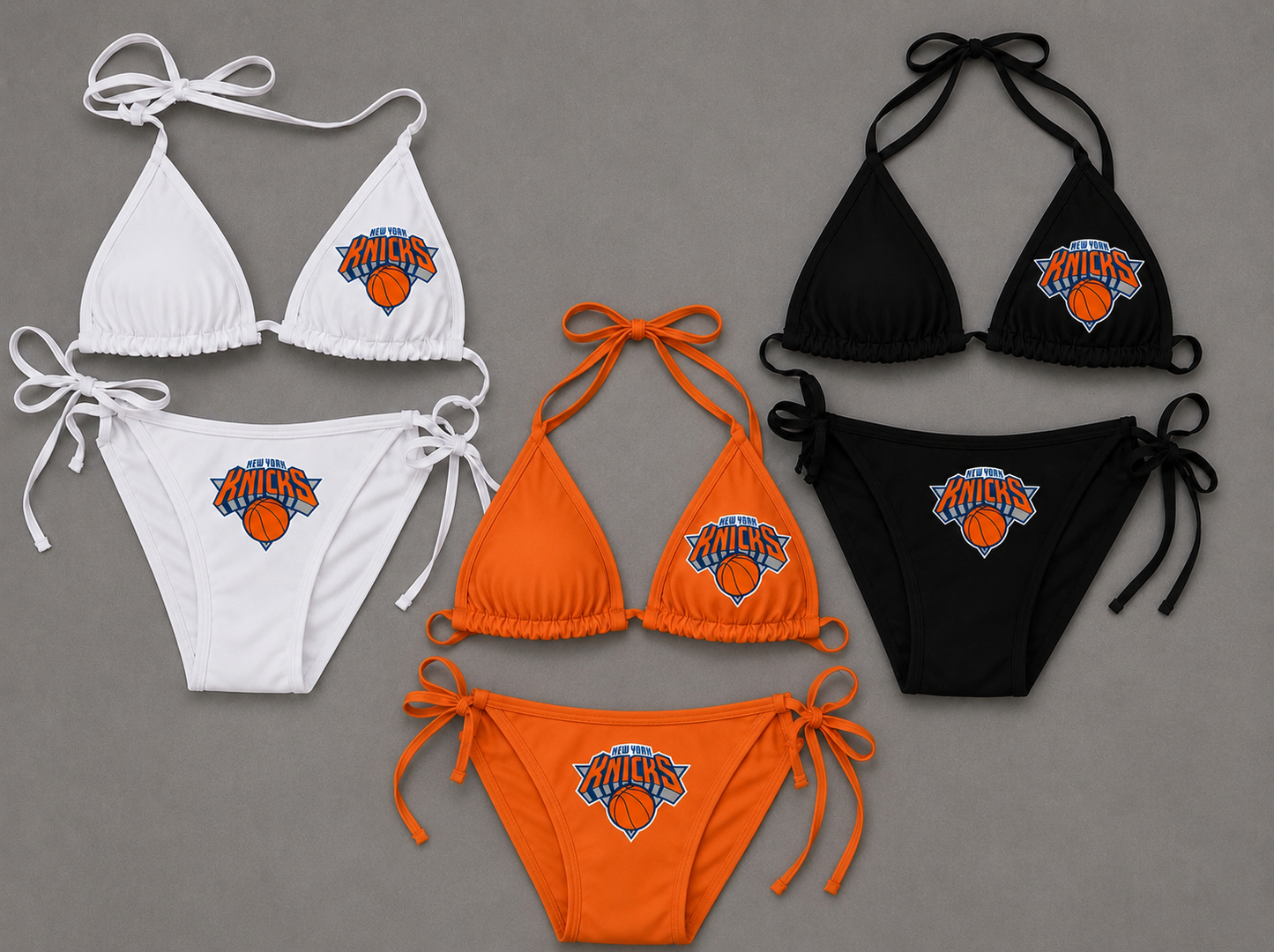 Design your own tailgate college bikini (Triangle top and bottom)