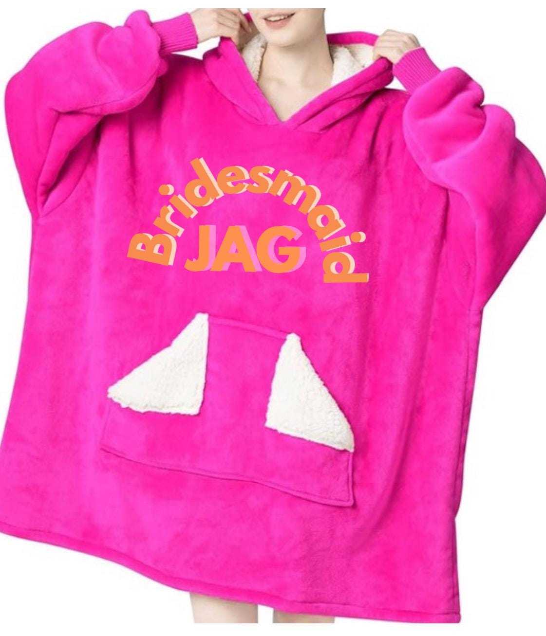 CUSTOM WEARABLE HOODED BLANKET