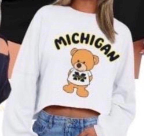Any image college - CROPPED SWEATSHIRT CUSTOMIZABLE