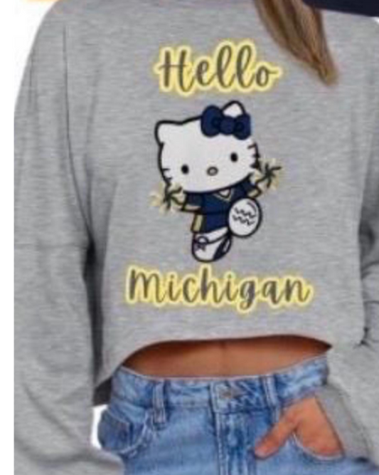 Any image college - CROPPED SWEATSHIRT CUSTOMIZABLE