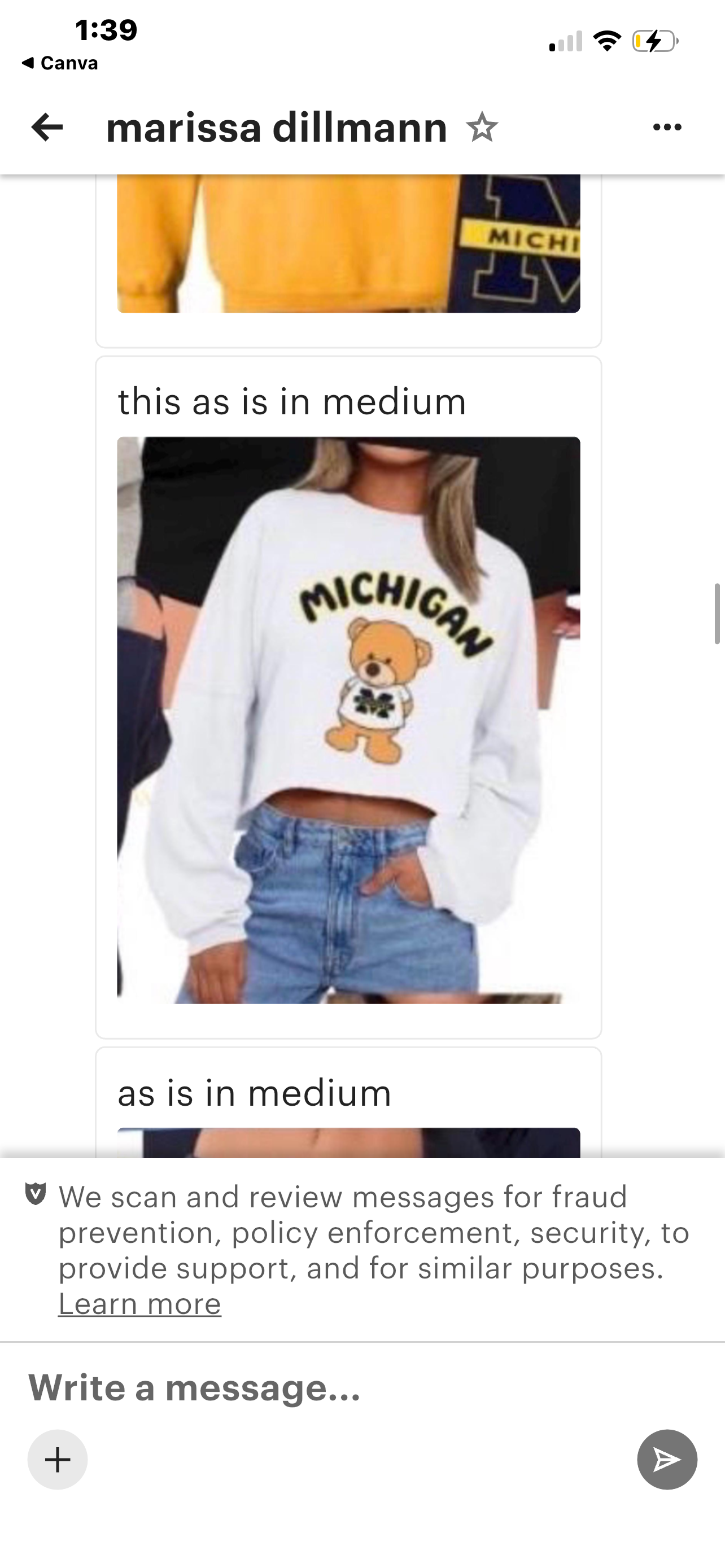 Any image college - CROPPED SWEATSHIRT CUSTOMIZABLE