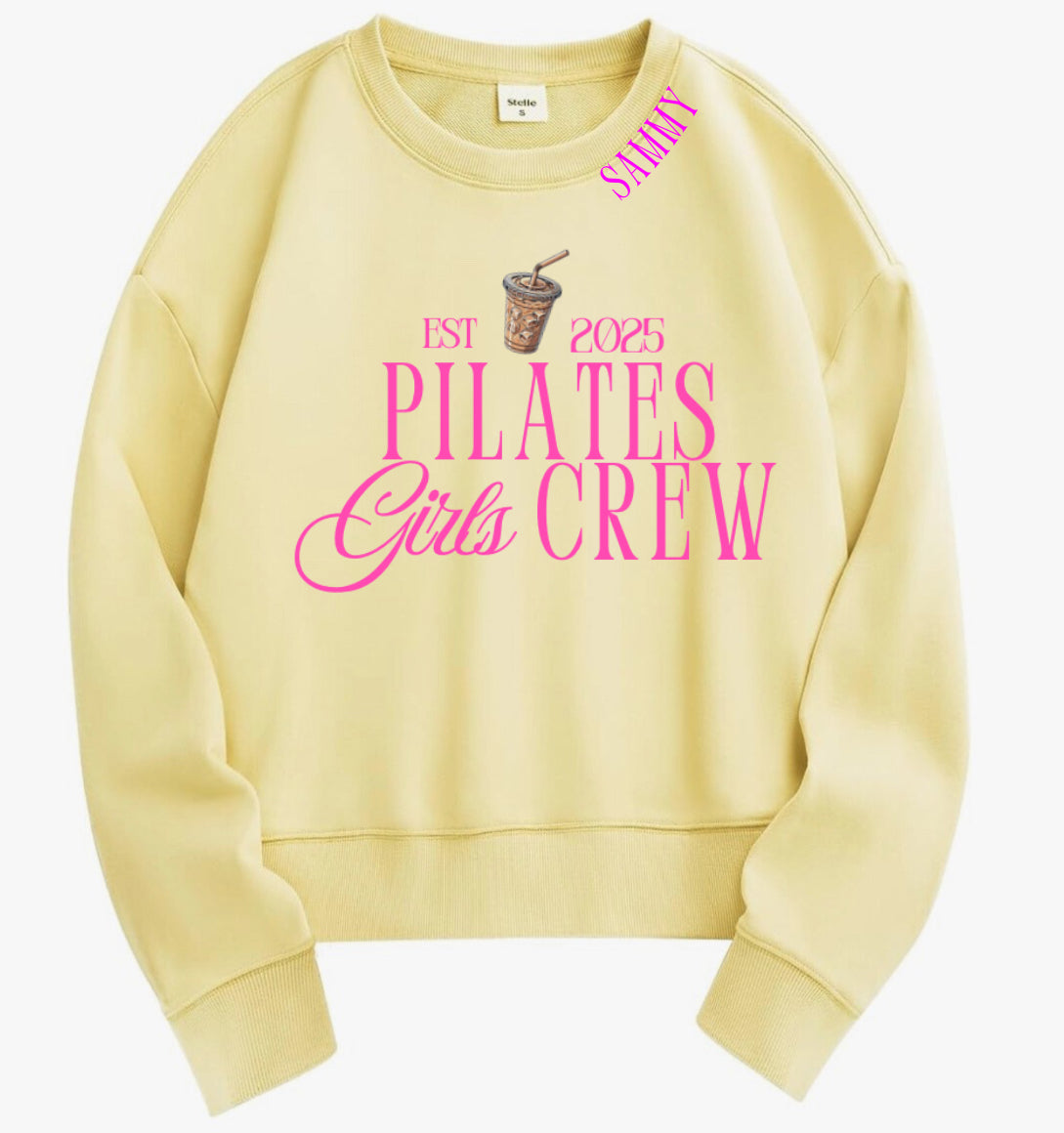 PILATES GIRLS CREW OVERSIZED SWEATSHIRT