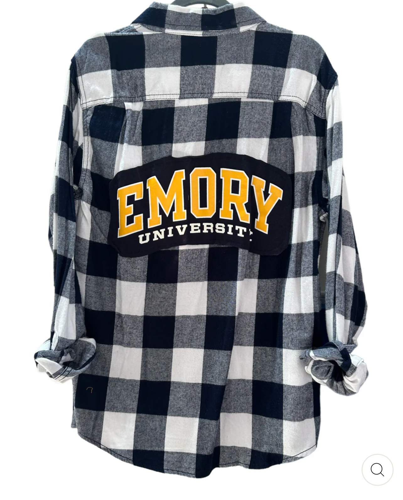 PATCHED VINTAGE COLLEGE FLANNELS