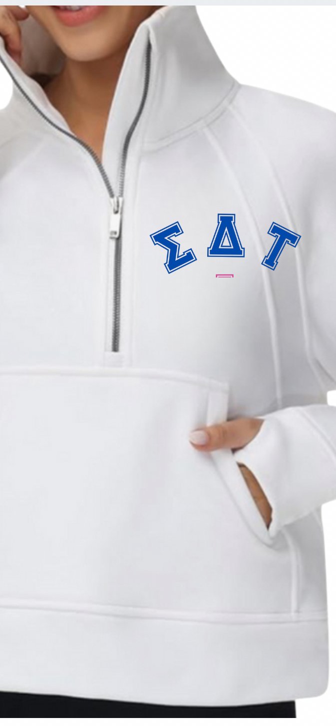 HALF ZIP LULU INSPIRED SCUBA PULLOVER