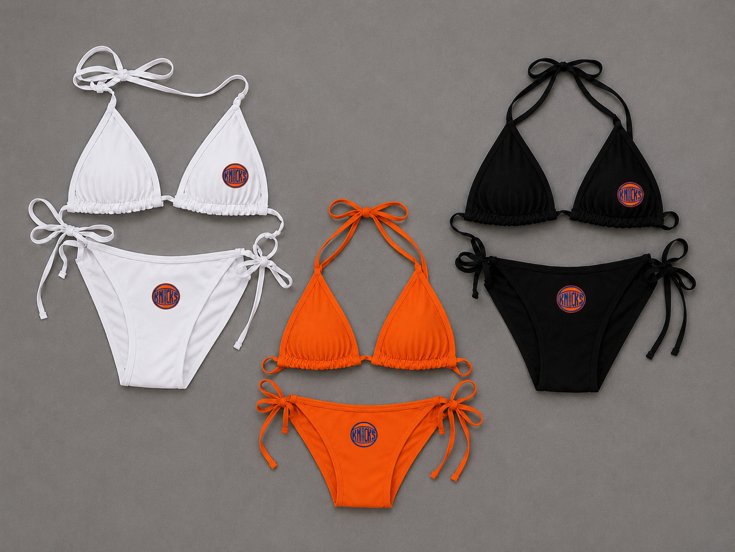 Design your own tailgate college bikini (Triangle top and bottom)