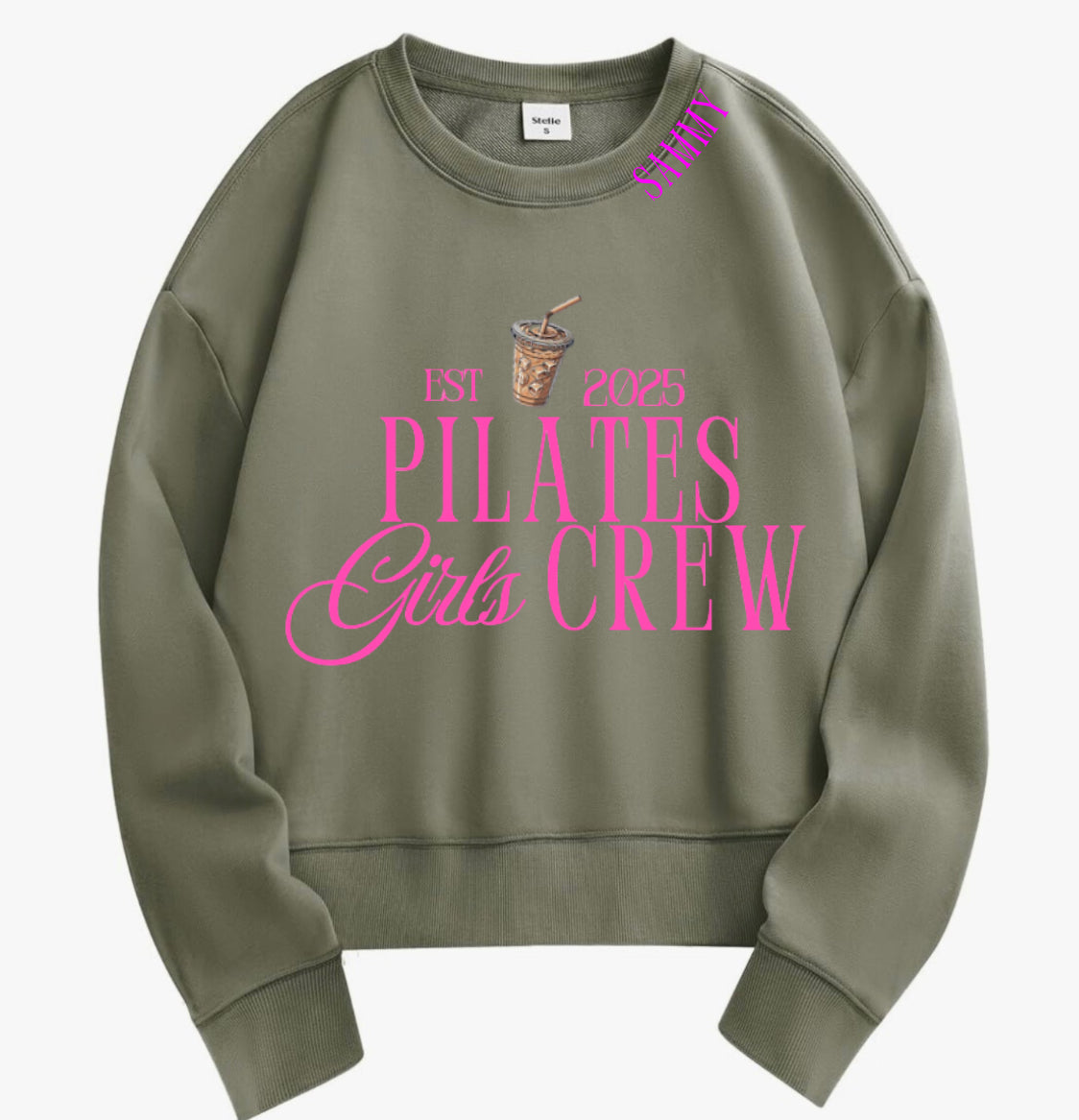 PILATES GIRLS CREW OVERSIZED SWEATSHIRT