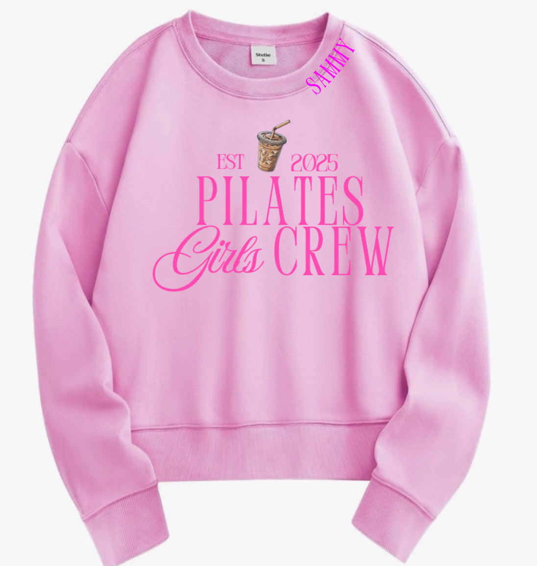 PILATES GIRLS CREW OVERSIZED SWEATSHIRT