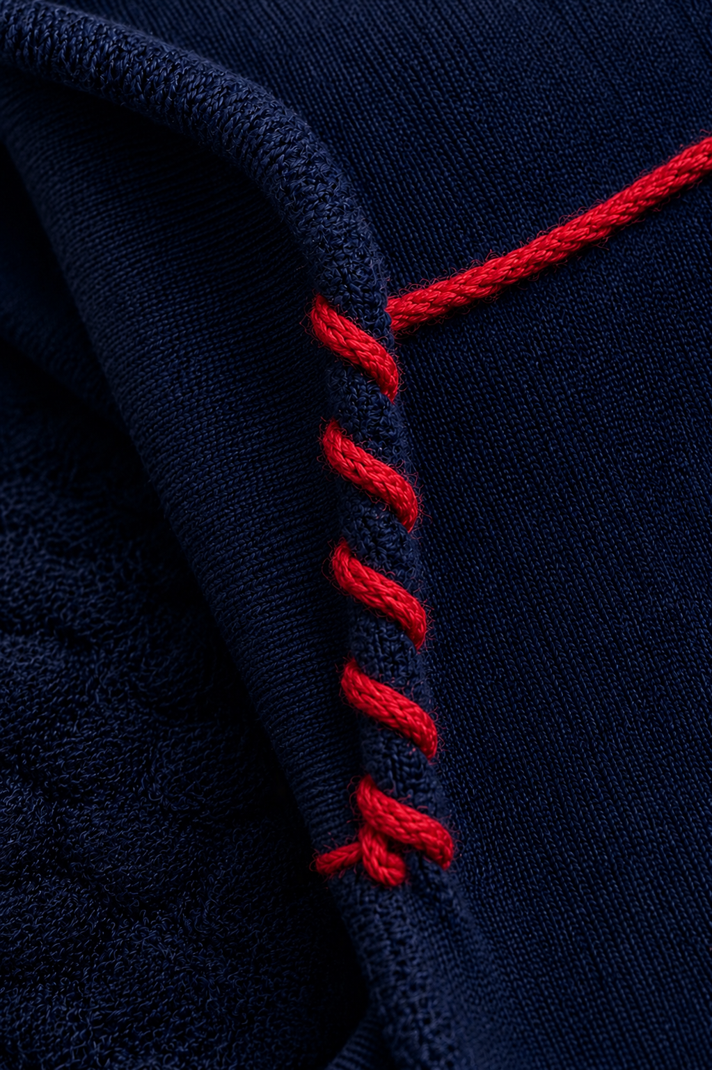 Custom College Hoodie with handstitch detail