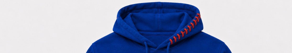 Custom College Hoodie with handstitch detail
