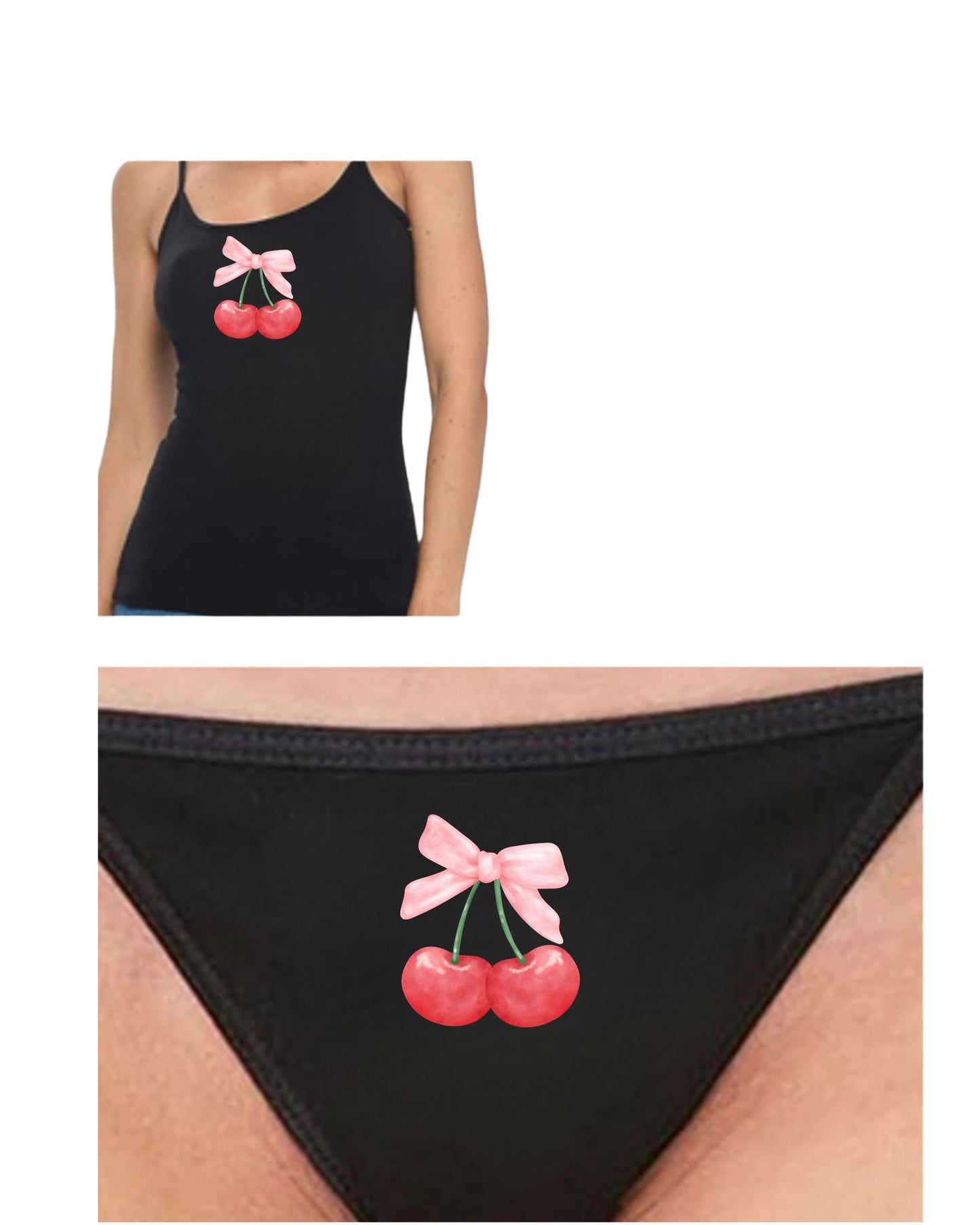 CUSTOM THONG OR CAMI SET