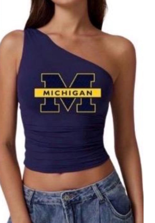 1 Shoulder gameday college tank