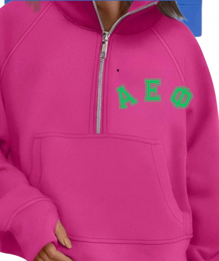 HALF ZIP LULU INSPIRED SCUBA PULLOVER