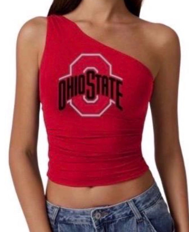 1 Shoulder gameday college tank