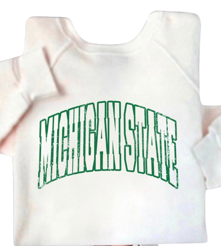 College Name Vintage crewneck Sweatshirt