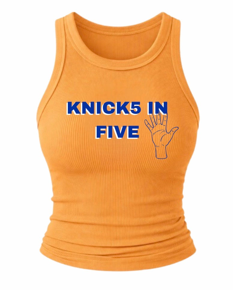 Knicks fitted tank! Knickerbockers or Knicks option..add name
