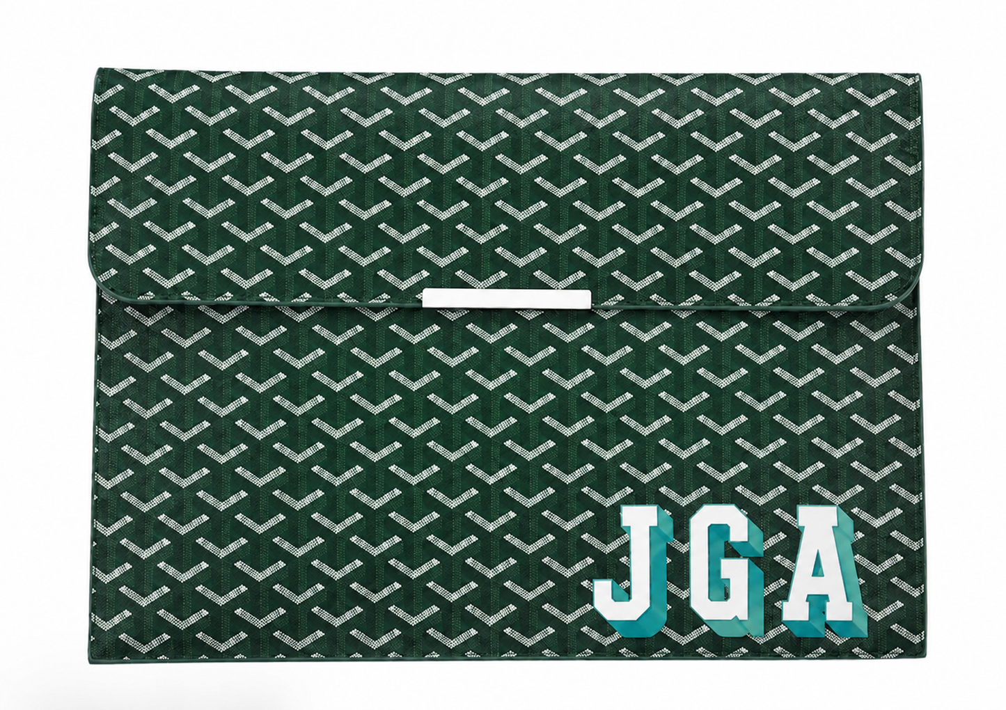 Personalized 15.6” Laptop Sleeve Organizer for Laptop MacBook Notebook iPad, Magnetic Closure Slim Scratch-Resistant Portfolio Case for Office School Travel, Gift for Students & Professionals