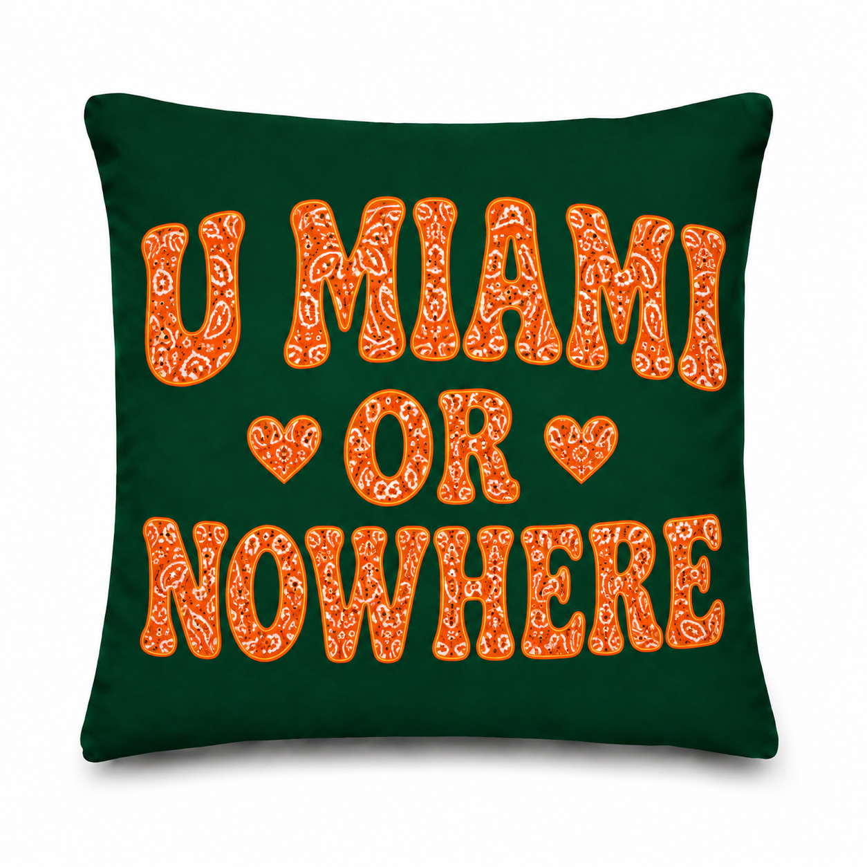 “Any Name or Nowhere” pillow